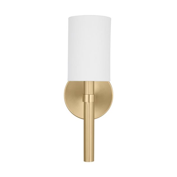 Generation Lighting Manor 6-in Brass Small Sconce