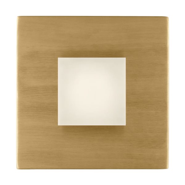 Generation Lighting Brander 4.75 x 4.75-in Satin Brass Modern ...