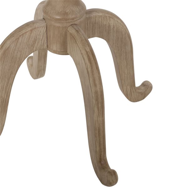 Clihome Brown MDF Octagon End Table