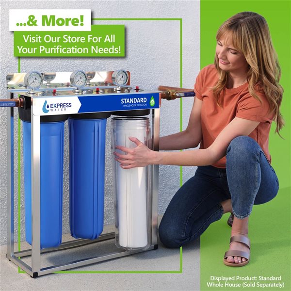 Express Water 9 Stage Alkaline and Mineral Boost Filtration Reverse Osmosis Filtration System