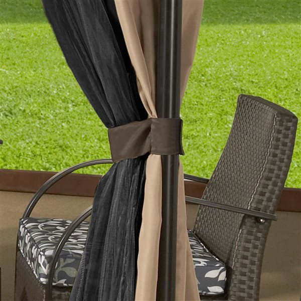 Sojag Phuket 10 x 12-ft Gazebo - Beige