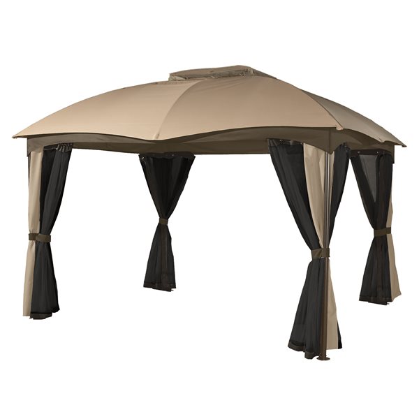 Sojag Phuket 10 x 12-ft Gazebo - Beige
