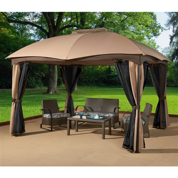 Sojag Phuket 10 x 12-ft Gazebo - Beige