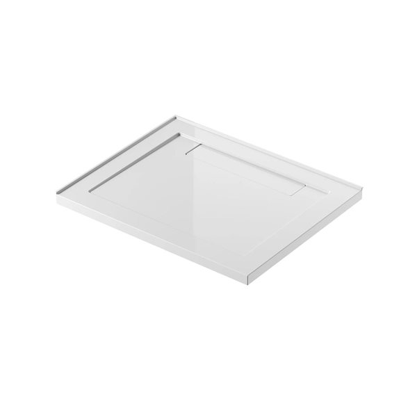 GEF Kaia 48 x 36-in White Acrylic Rectangular Shower Base