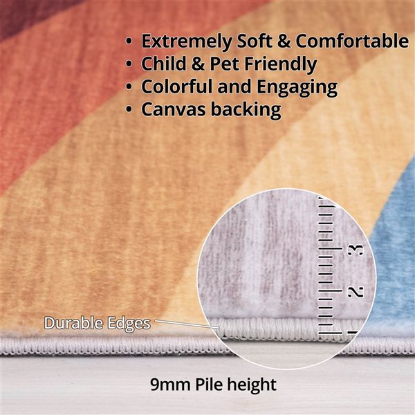 Rug Branch Solara 4 x 6-ft Ember Arc Indoor Area Rug