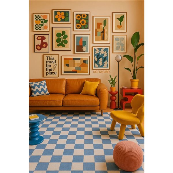 Rug Branch Metro 5 x 8-ft Checkered Harbor Indoor Area Rug