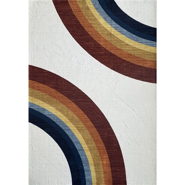 Arc Rug Rug Branch Solara 5 x 8-ft Ember Arc Indoor Area Rug DR1102RD58 | RONA