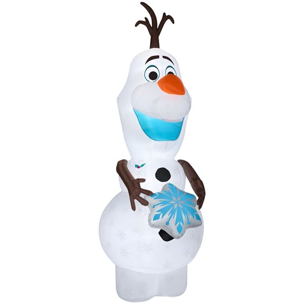 Gemmy Airblown Disney Olaf w/ Snowflake Inflatable - Giant