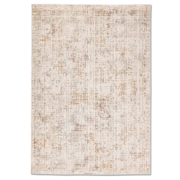 Erbanica 3-ft 3-in x 5-ft Kopfkino Transitional Distressed Indoor Rectangle Rug - Beige