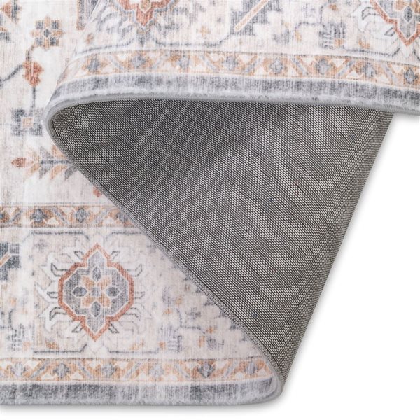 Erbanica 5 x 8-ft Tranquil Ultra Soft Polyester Transitional Rectangle Rug - Chestnut