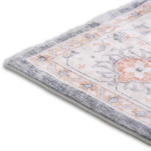 Erbanica 5 x 8-ft Tranquil Ultra Soft Polyester Transitional Rectangle Rug - Chestnut