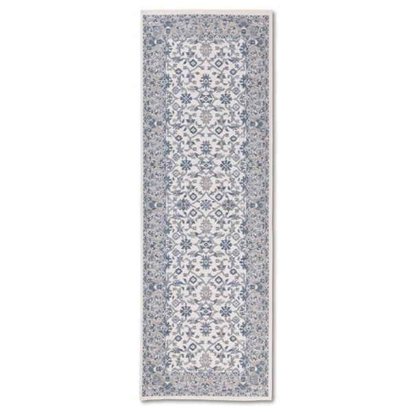Erbanica 2-ft 6-in x 7-ft 6-in Bloom Oriental Outdoor Rectangle Rug - Blue
