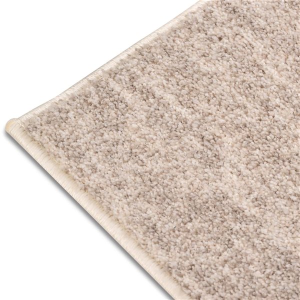 Erbanica 5-ft 3-in x 7-ft 6-in Elio Abstract Shape Indoor Rectangle Soft Rug - Beige