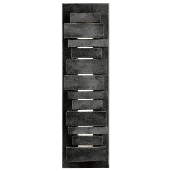 Generation Lighting Legend Small LED Aluminum Outdoor Sconce - Dark Weathered Zinc
