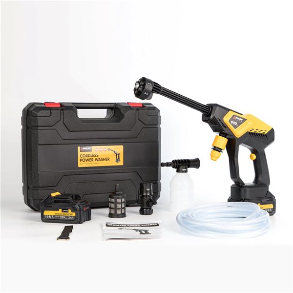 Wagan Cordless 900 PSI Power Washer w/ 16.5-ft Hose
