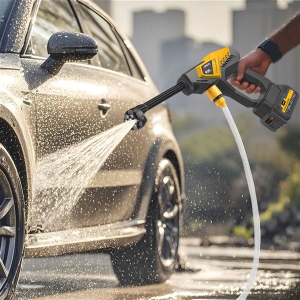 Wagan Cordless 900 PSI Power Washer w/ 16.5-ft Hose