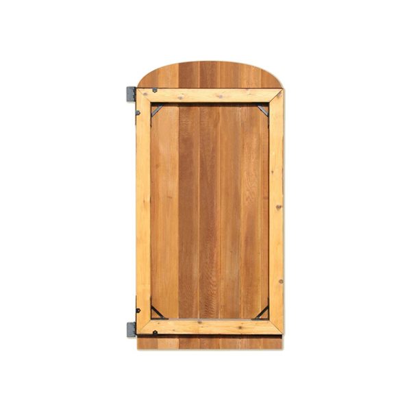 Nuvo Iron Black Galvanized Steel Gate Corner Frame Brace and Hinge Kit