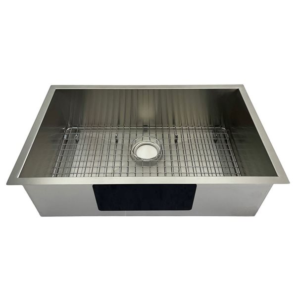 Unique Home Supplies 30-in Stainless Steel Undermount Single Bowl Kitchen Sink w/ Accessories