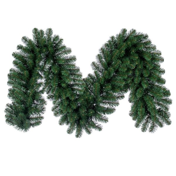 Vickerman 9-ft x 18-in Indoor Unlit Oregon Fir Artificial Christmas Garland