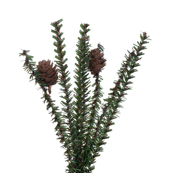 Vickerman 48-in Carmel Pine Unlit Artificial Christmas Tree