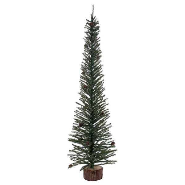 Vickerman 48-in Carmel Pine Unlit Artificial Christmas Tree