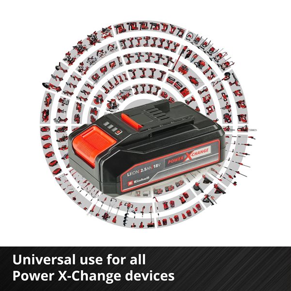 Einhell Power X-Change 18V 2.5 Ah Lithium-Ion Battery