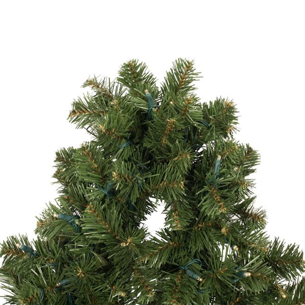Vickerman 9-ft x 12-in Oregon Fir Artificial Christmas Garland with Warm White LED Lights