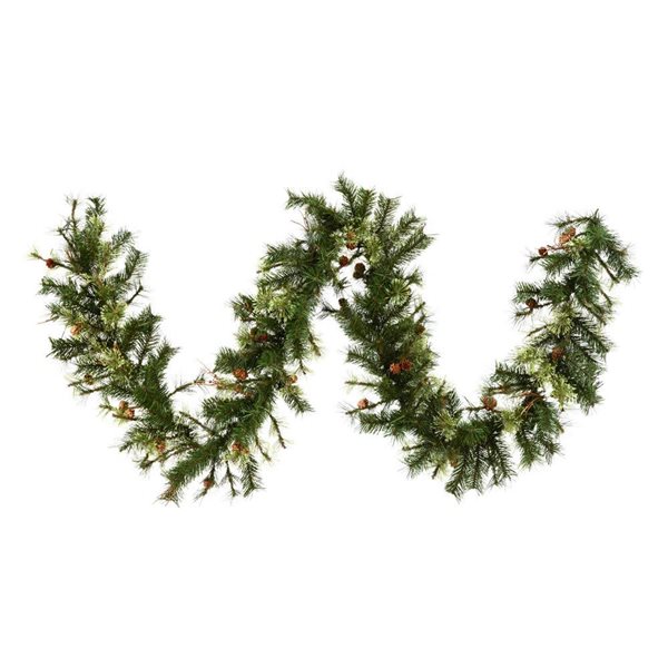 Vickerman 9-ft Mixed Country Pine Unlit Artificial Christmas Garland