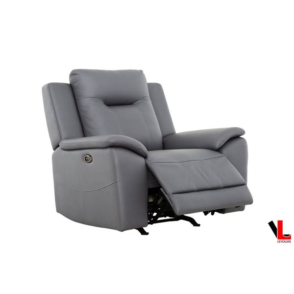 Levoluxe Avante 41-in Jaxxon Steel Polyester Blend Fabric Modern Power Rocking Reclining Chair