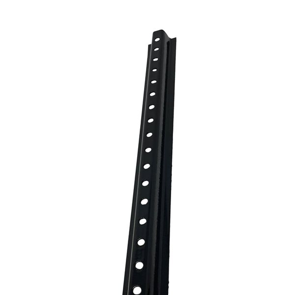 Nuvo Iron 4-Pack 6-ft Utility Grade Powder-Coated Black U Channel Sign Posts