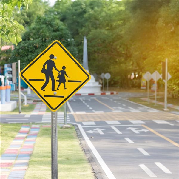 Nuvo Iron 4-Pack Galvanized 6-ft Utility Grade U Channel Sign Posts