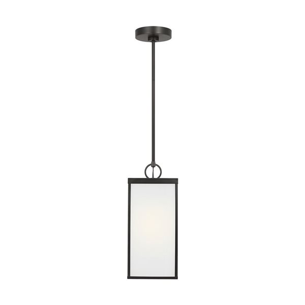 Generation Lighting Howell Bronze Aluminum Medium Pendant Lantern