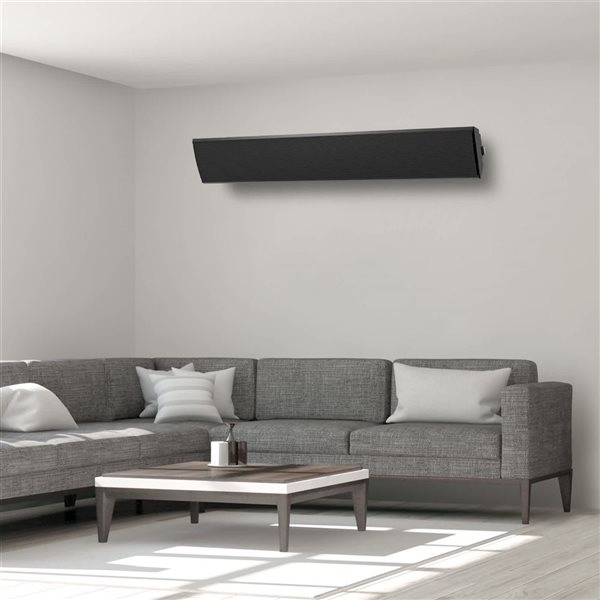 Wexstar Ultra 2400W-240V Black Wall/Ceiling Infrared Heater with ON/OFF Switch