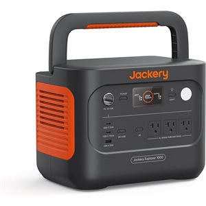 Jackery Explorer 1000 v2 Portable Power Station - 1070 Wh Capacity/1500 W Output Power