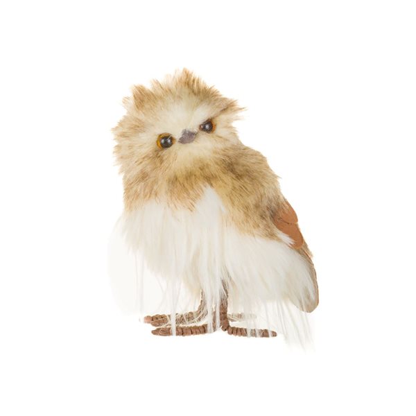 Starlight Collection Brown Foam Hanging Great Horned Owl Chicks - Pack of 2