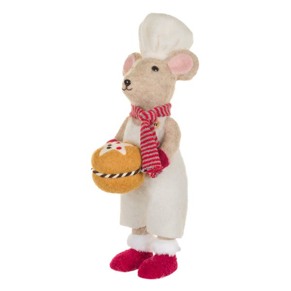 Starlight Collection Freestanding Off-White Fabric Baker Mouse - Single Piece