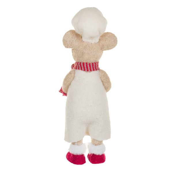 Starlight Collection Freestanding Off-White Fabric Baker Mouse - Single Piece