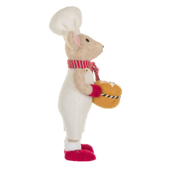 Starlight Collection Freestanding Off-White Fabric Baker Mouse - Single Piece