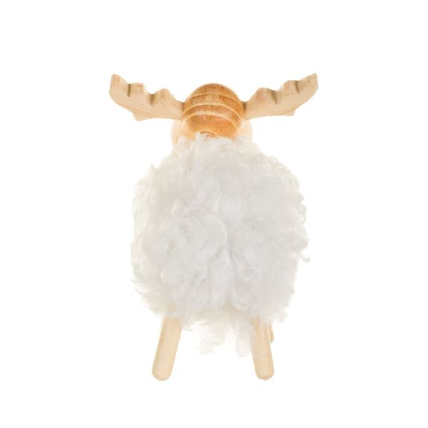 Starlight Collection Hanging White Wood Reindeers - Pack of 4