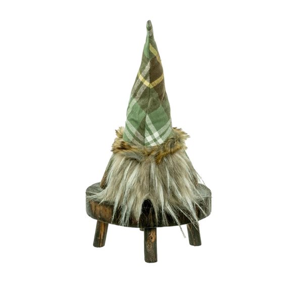 Starlight Collection Freestanding Sitting Green Fabric Girl Gnome - Single Piece