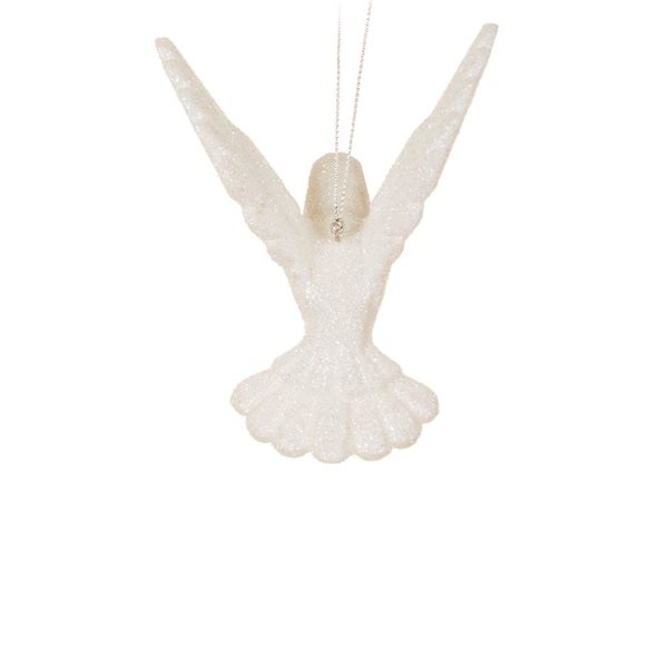 Starlight Collection White Acrylic Dove Ornament - Pack of 4
