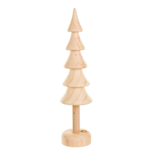 Starlight Collection Accents Conical Tree Decoration 2/Pck - Beige