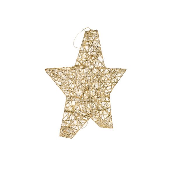 Starlight Collection Accents LED Star 2/Pck - Gold