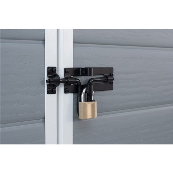 Keter Manor 6 x 5-ft Grey Resin Gable Storage Shed