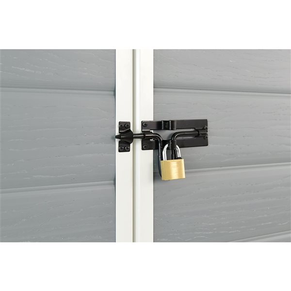 Keter Manor 6 x 6-ft Grey Resin Gable Storage Shed