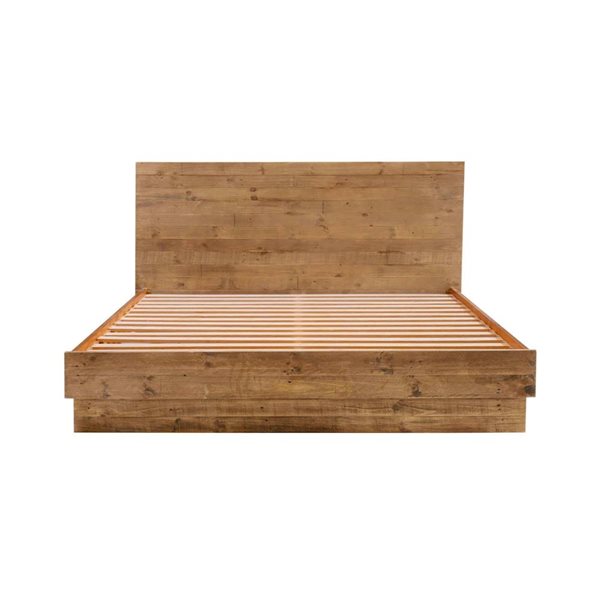 LH Home Nevada Rustic King Bed - Dark Driftwood