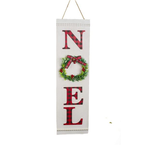 Starlight Collection White Noel LED Wall Banner Hanging Decoration