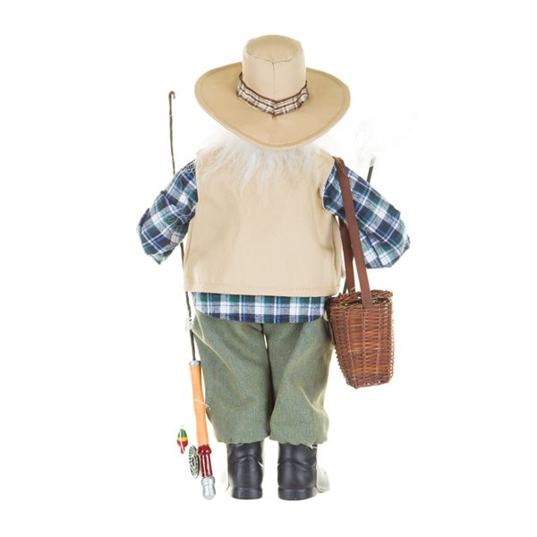 Starlight Collection Azure Angler Santa Tabletop Decoration