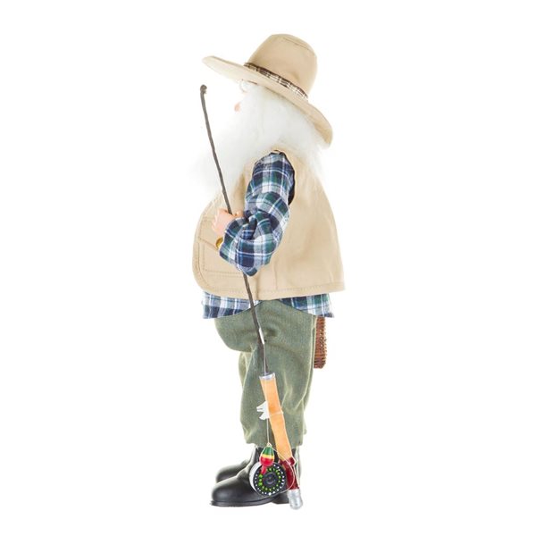 Starlight Collection Azure Angler Santa Tabletop Decoration