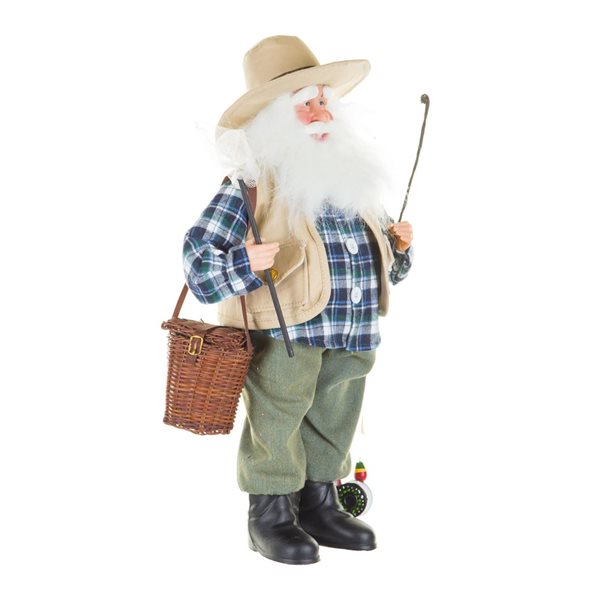 Starlight Collection Azure Angler Santa Tabletop Decoration